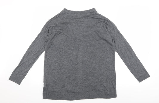 H&M Womens Grey Cardigan Jumper Size S