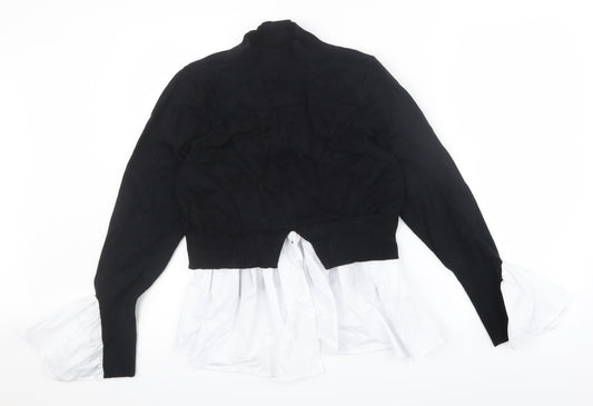 New Look Womens Black Pullover Jumper Size S