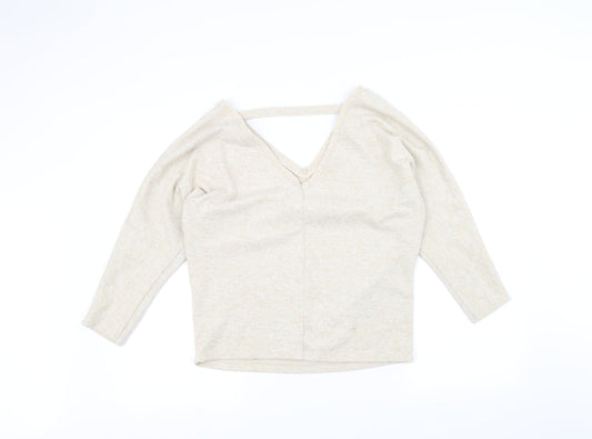 Dorothy Perkins Womens White Pullover Jumper Size 12