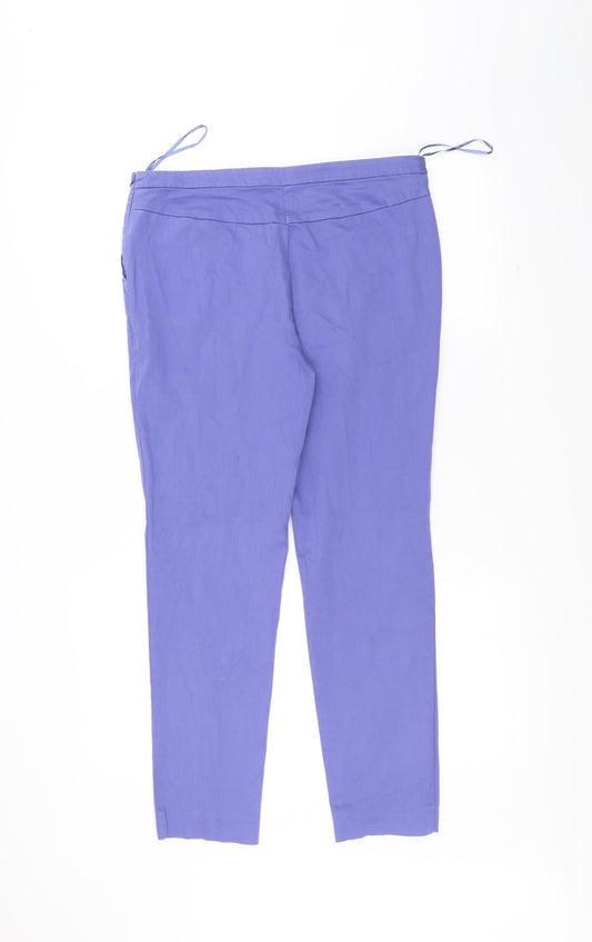 TU Womens Purple Straight Jeans Size 12 L25 in