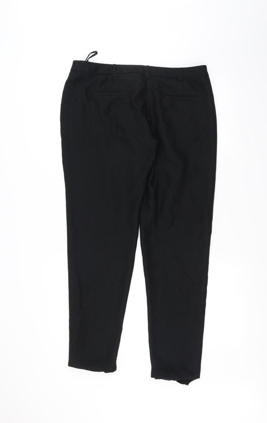 Dorothy Perkins Womens Black Trousers Size 14 L29 in