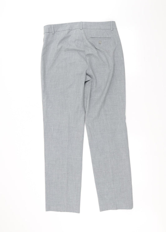 Marks and Spencer Womens Grey Trousers Size 10 L29 in