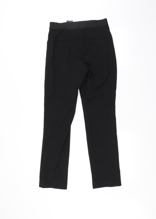 H&M Womens Black Trousers Size 6 L26 in