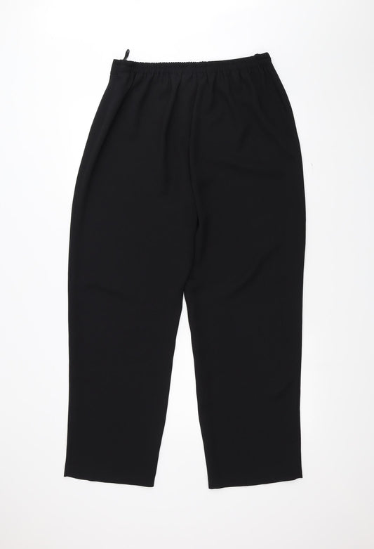 Bonmarché Womens Black Trousers Size 18 L28 in