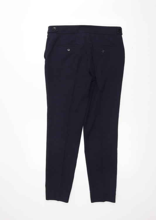 NEXT Womens Blue Trousers Size 10 L27 in