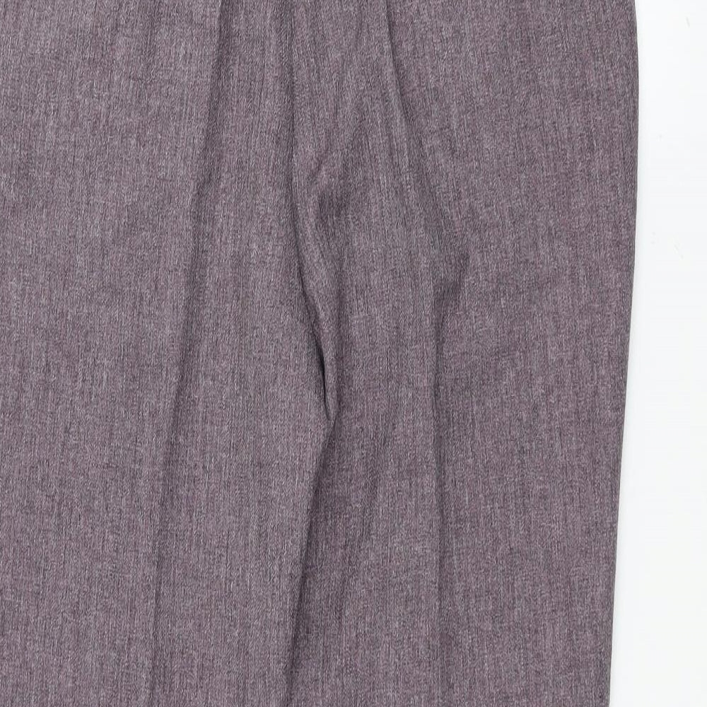 Damart Womens Purple Trousers Size 16 L24 in