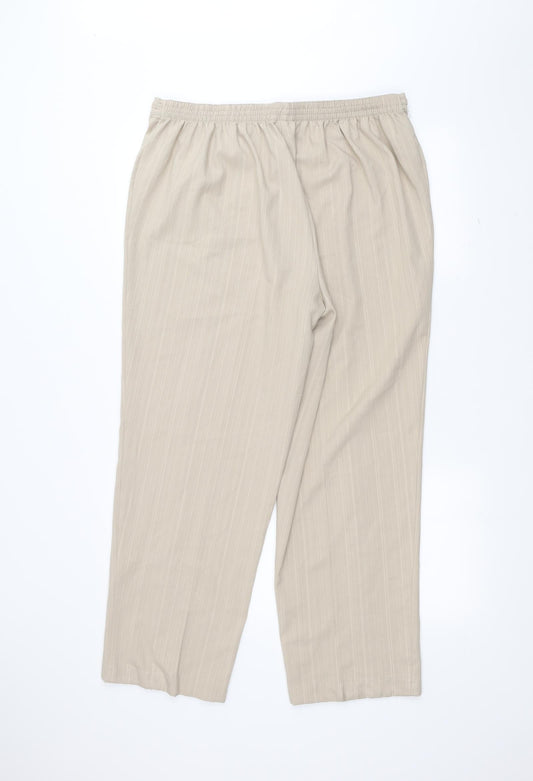 BM Womens White Trousers Size 18 L26 in