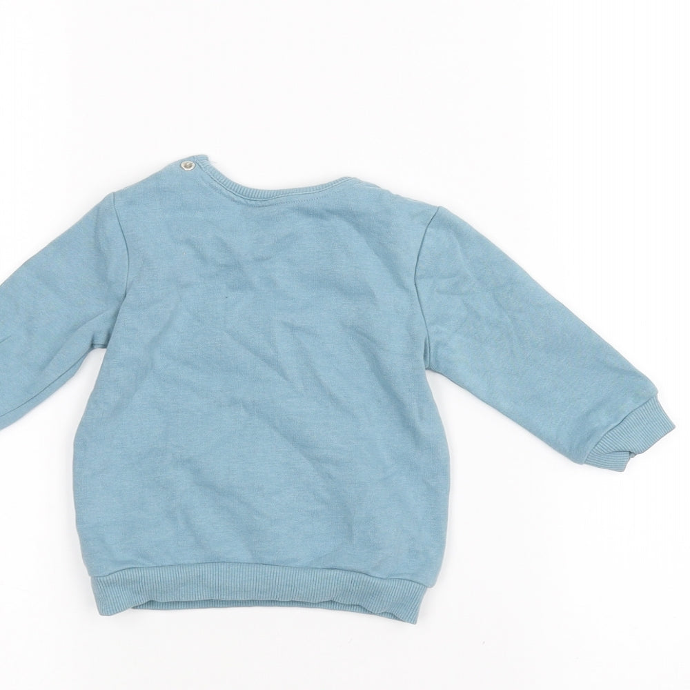 George Baby Blue Pullover Jumper Size 3-6 Months