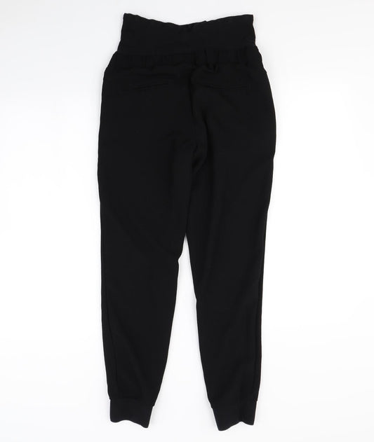 H&M Womens Black Trousers Size 10 L29 in