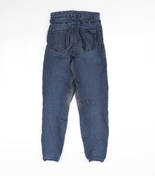 Denim & Co. Womens Blue Straight Jeans Size 10 L27 in