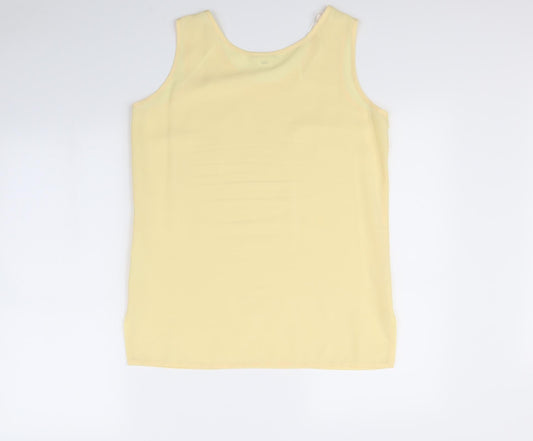 mackays Womens Yellow Basic Blouse Size 12