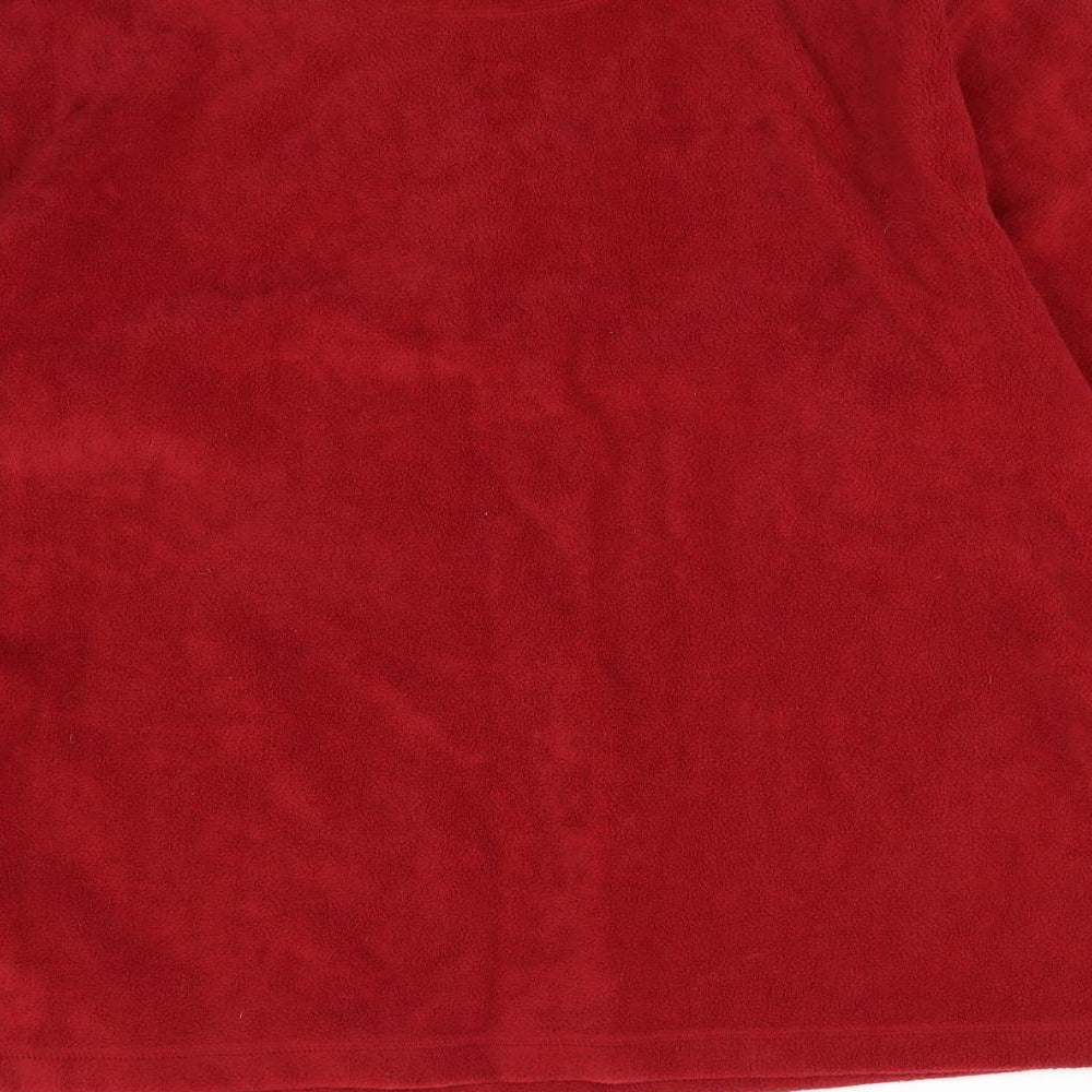 F&F Mens Red Henley Jumper Size XL