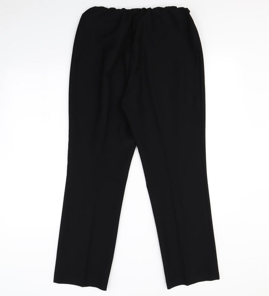 BM Womens Black Dress Pants Trousers Size 12 L30 in