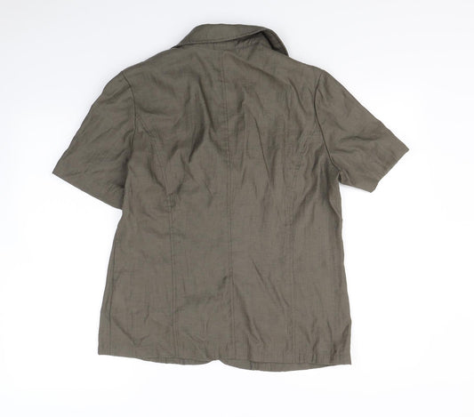 Preworn Womens Green Jacket Size 12