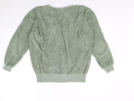 Apollo Womens Green Pullover Jumper Size S