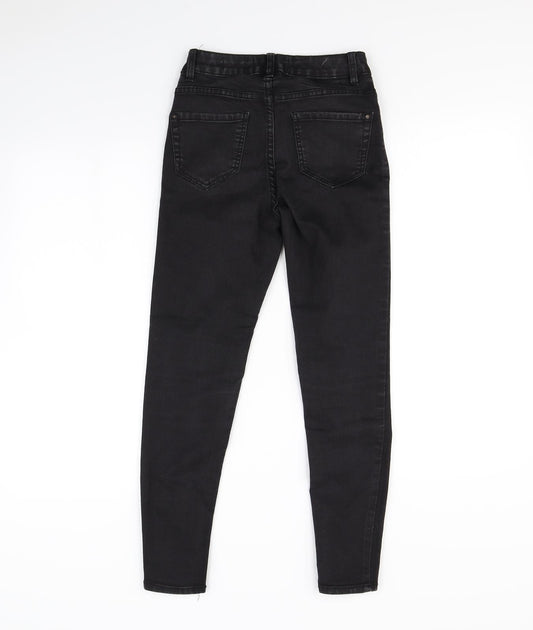 New Look Womens Black Straight Jeans Size 6 L27 in