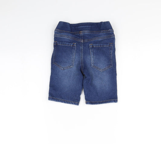Denim & Co. Boys Blue Cargo Shorts Size 5 Years