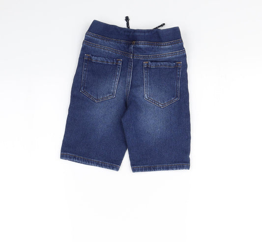 Denim & Co. Boys Blue Cargo Shorts Size 5 Years