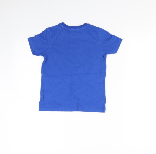 George Boys Blue Basic T-Shirt Size 5 Years
