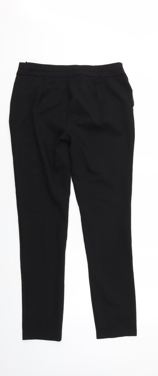 New Look Womens Black Trousers Size 10 L29 in