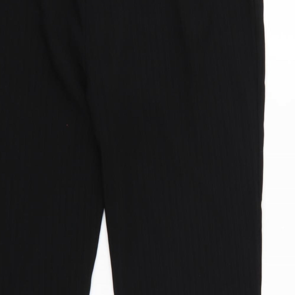Papaya Womens Black Trousers Size 18 L23 in