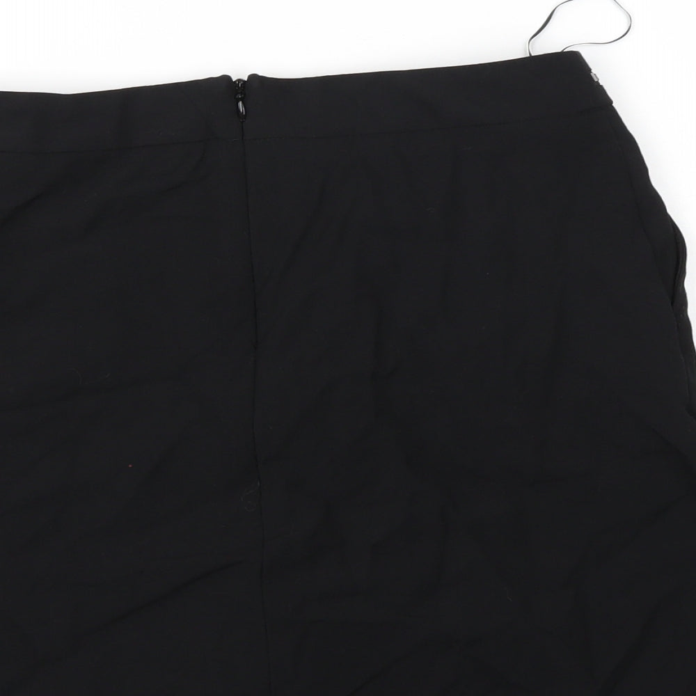 NEXT Womens Black A-Line Skirt Size 8