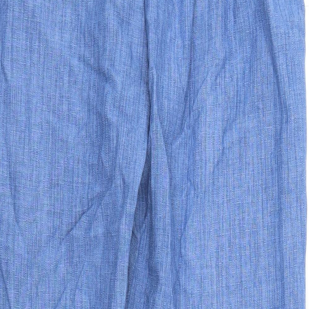 Preworn Womens Blue Trousers Size 10 L27 in