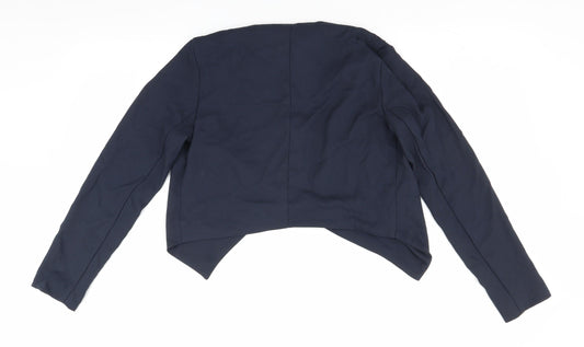 Miss Selfridge Womens Blue Shrug Jumper Size 6