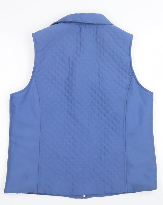 EWM Womens Blue Gilet Waistcoat Size M