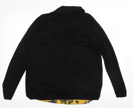 George` Womens Black Cardigan Jumper Size 10 - blouse front