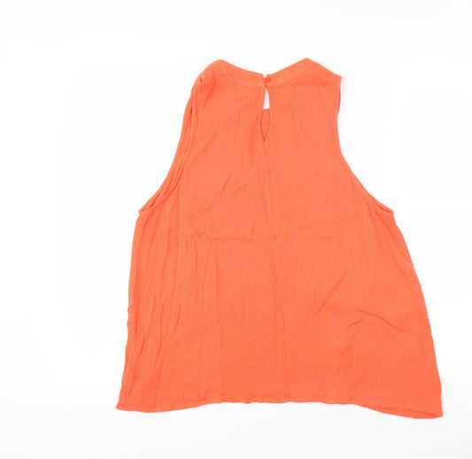 elodie Womens Orange Basic Tank Size M