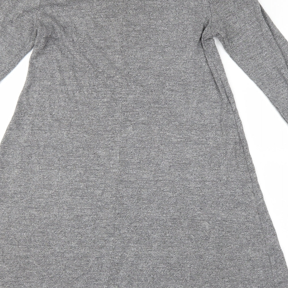 F&F Womens Grey Skater Dress Size 6