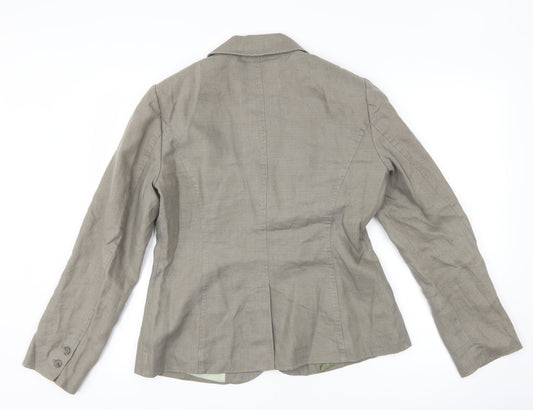 Per Una Womens Grey Jacket Suit Jacket Size 12