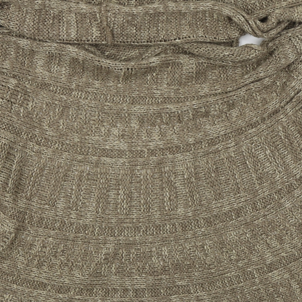 New Look Womens Brown Cardigan Jumper Size 10