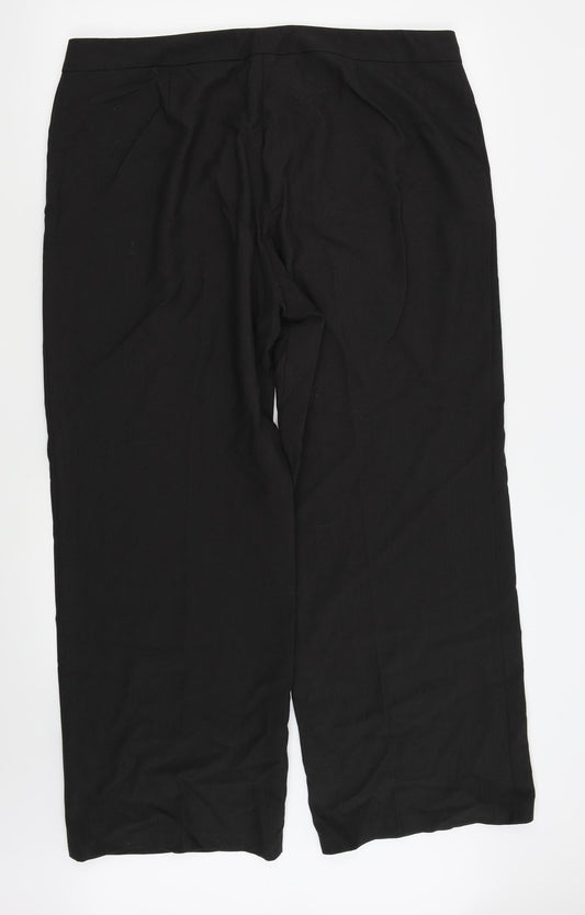 M&S Womens Grey Trousers Size 18 L27 in