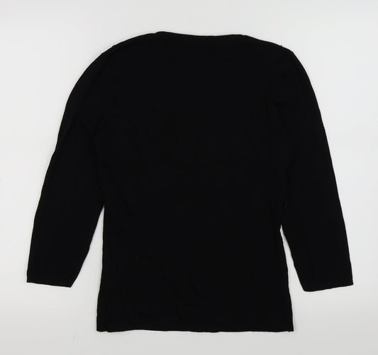 Whisper Womens Black Pullover Jumper Size M
