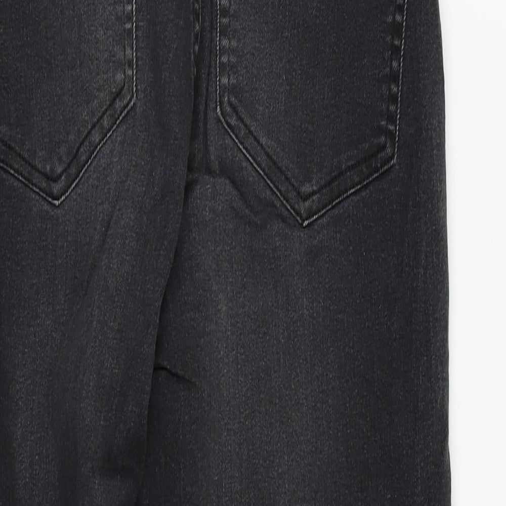 H&M Womens Black Skinny Jeans Size 8 L21 in