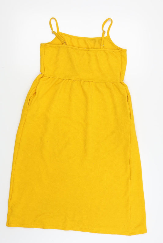 NEXT Womens Yellow Fit & Flare Size 10
