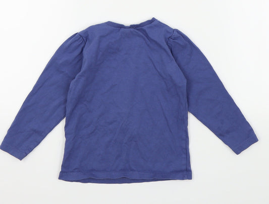 Asda George Girls Blue Basic T-Shirt Size 18-24 Months - peppa pig
