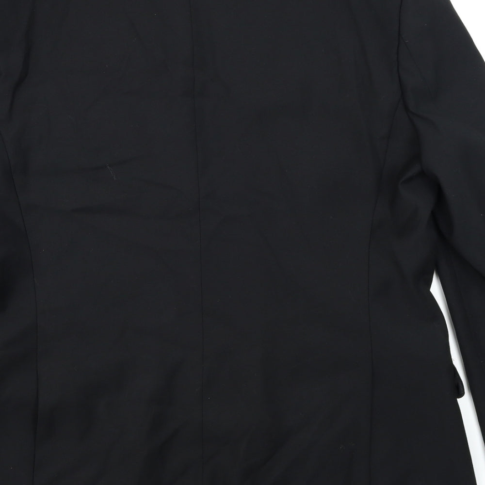 Charlton Gray Mens Black Jacket Blazer Size 42