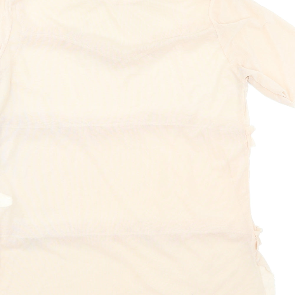 I-X London Womens Pink Basic T-Shirt Size 10