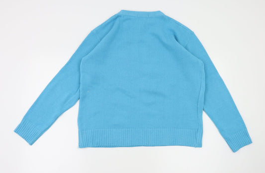 Preworn Womens Blue Pullover Jumper Size M