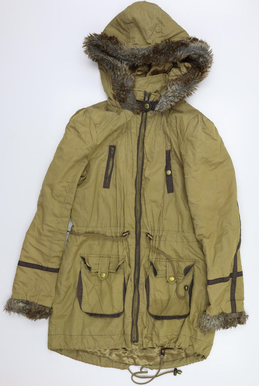 NEXT Womens Brown Jacket Coat Size 10