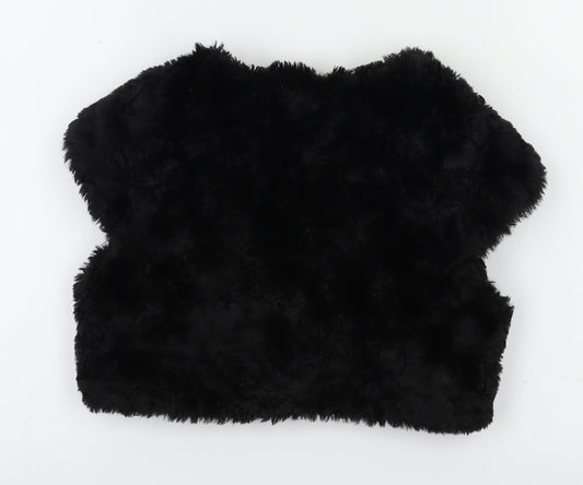 H&M Girls Black Cardigan Jumper Size 11-12 Years