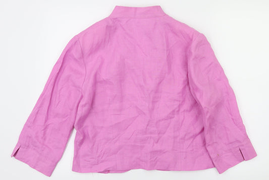 Steilmann Womens Orange Cardigan Jumper Size 16