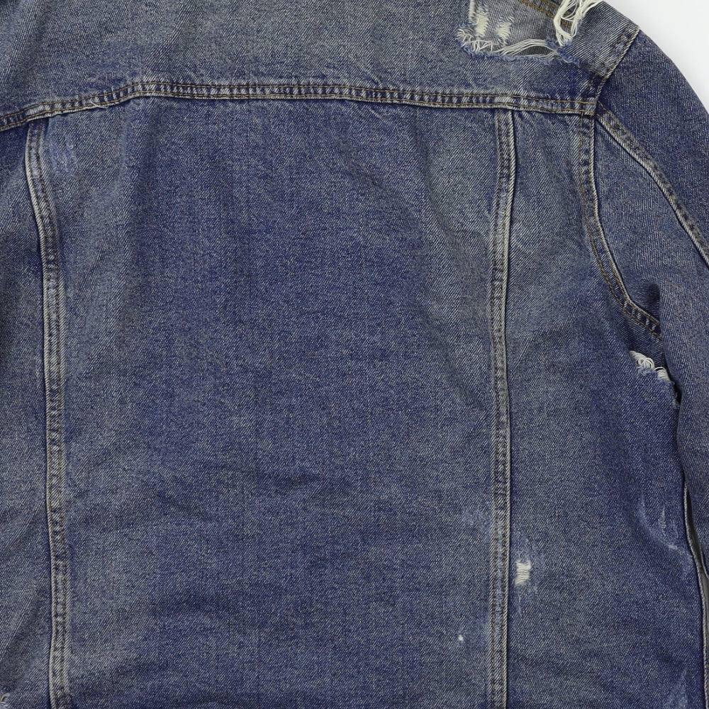 New Look Womens Blue Jacket Coatigan Size 14