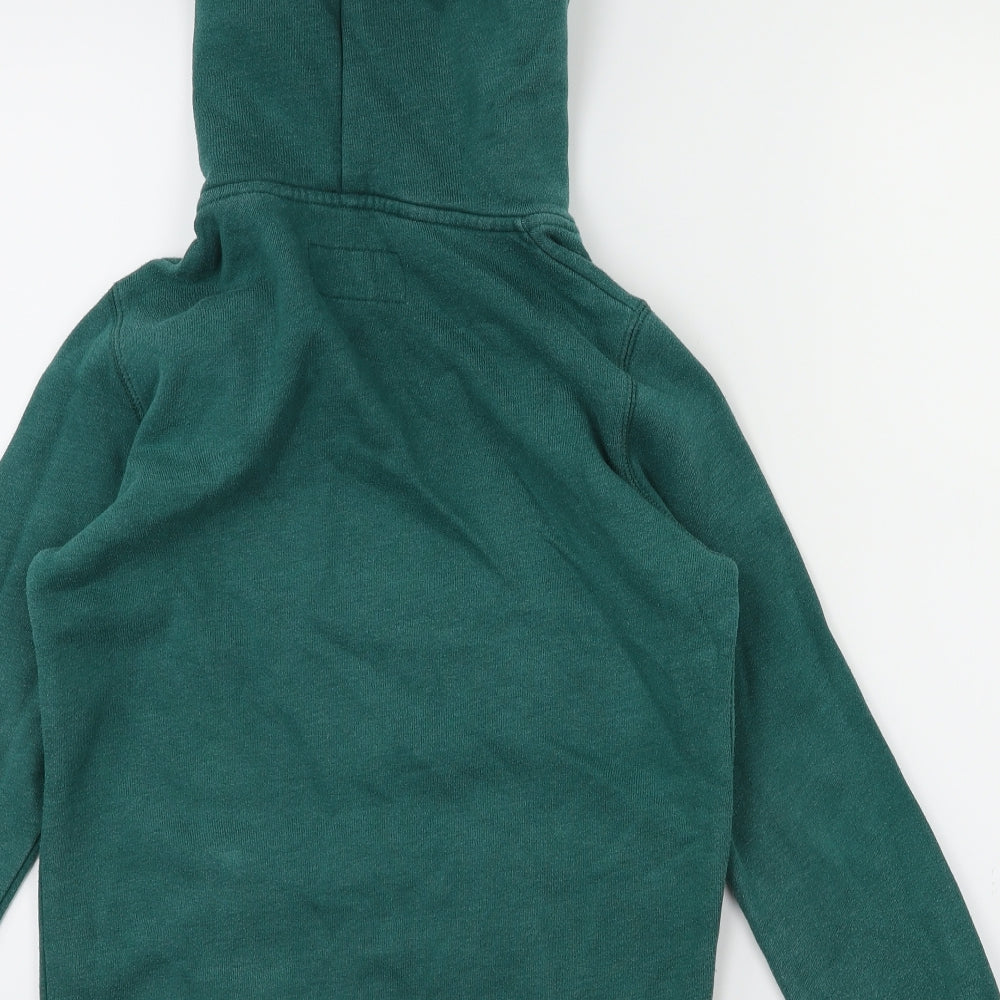 Jack Wills Womens Green Houndstooth  Pullover Hoodie Size 4