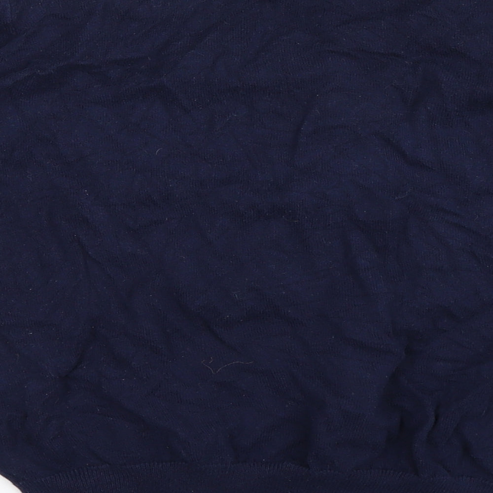 BHS Womens Blue Knit Pullover Jumper Size 12 - Butterfly