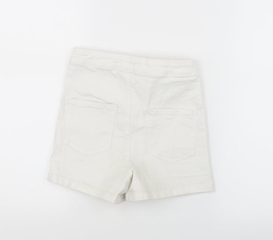 Blue Zoo Girls White Denim Boyfriend Shorts Size 10 Years