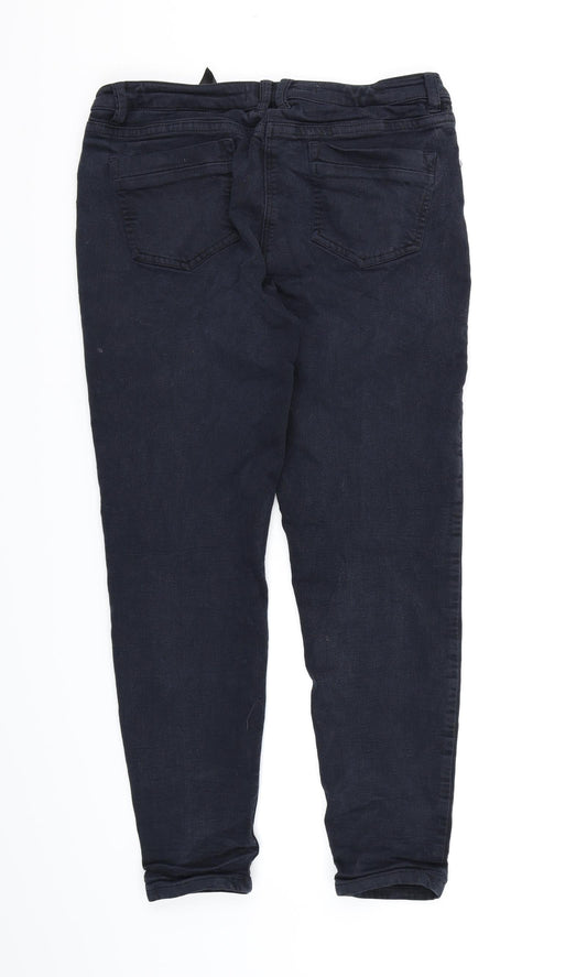 NEXT Womens Blue Denim Skinny Jeans Size 16 L26 in